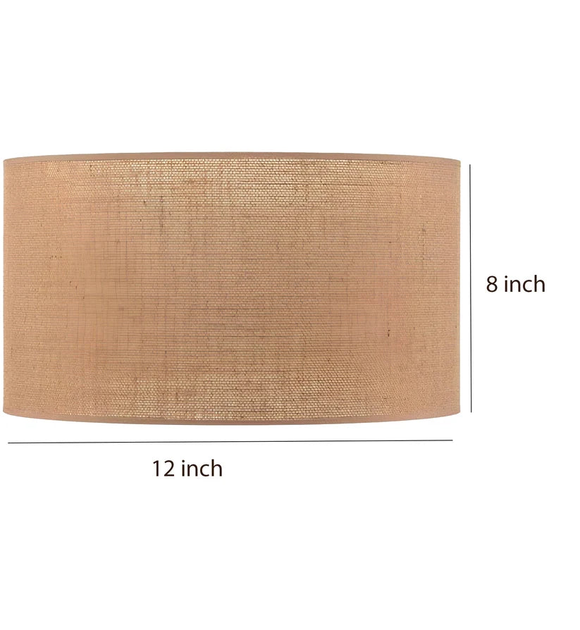 Jute Hanging Light for Living Room | Natural Pendant Lamp - Varek