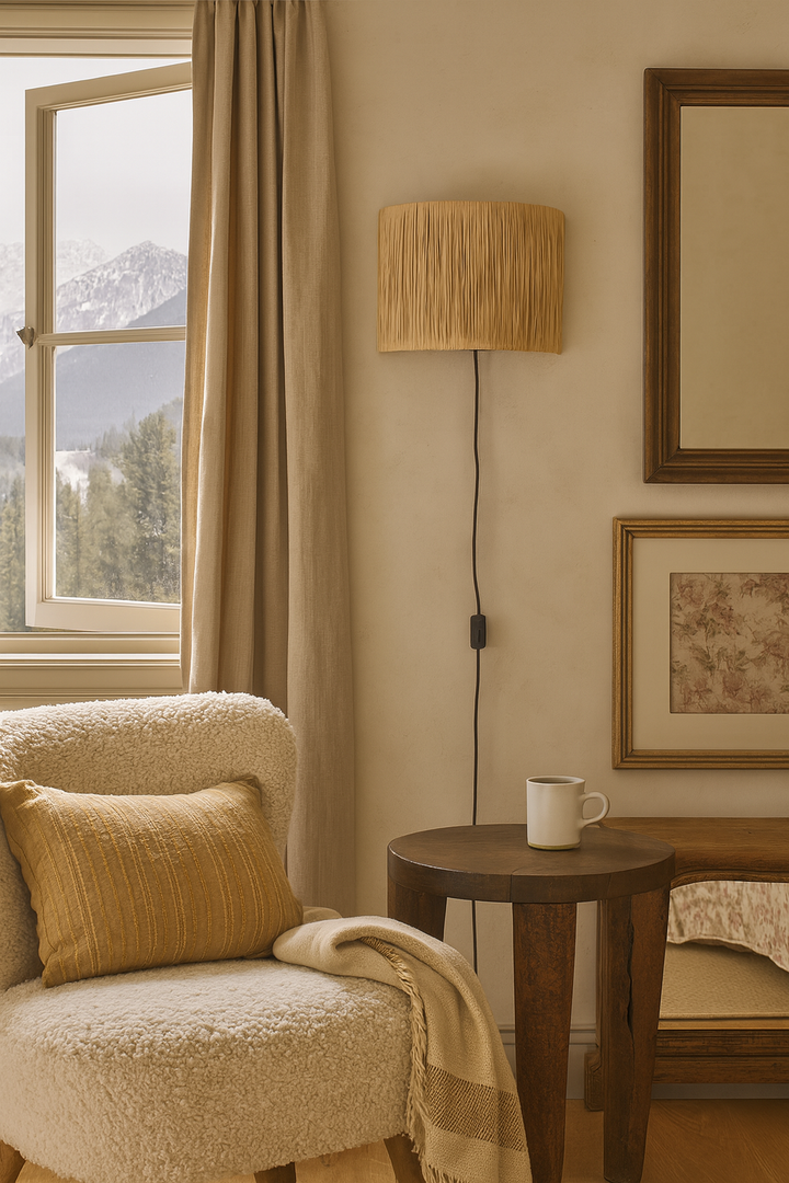 Bamboo Wall lamps For Living Room | Rattan Wall scones | Wicker Wall Lamps | Cane Wall Scones - Kaia by Luxury Rattan Handicrafts  - Image 5
