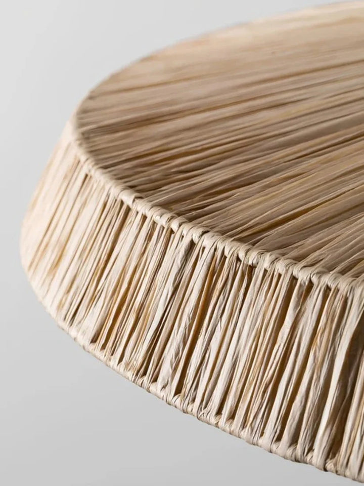 Raffia Hanging Light for Bedroom | Natural Pendant Lamp - Kaia