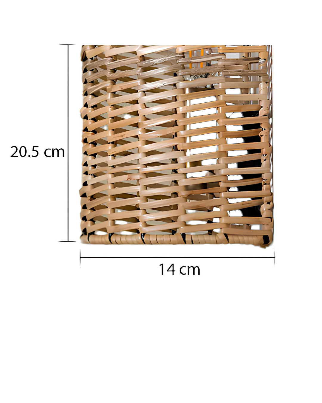Rattan Wall Sconce for Bedroom | Bamboo Wall Light - Larisa