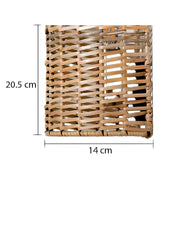 Rattan Wall Sconce for Bedroom | Bamboo Wall Light - Larisa