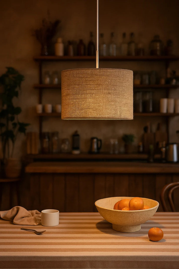 Modern Hanging Light for Living Room | Japandi Pendant Lamp - Larisa
