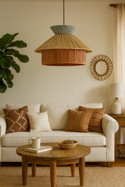 Raffia Hanging Light for Living Room- Mattox