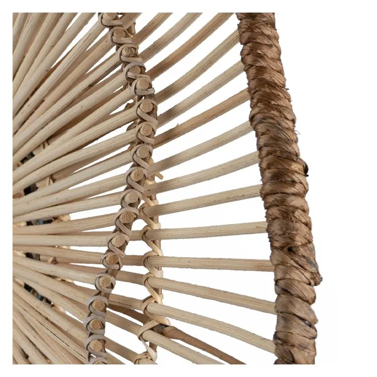 Rattan Wall Mirror for Living Room - Iveson