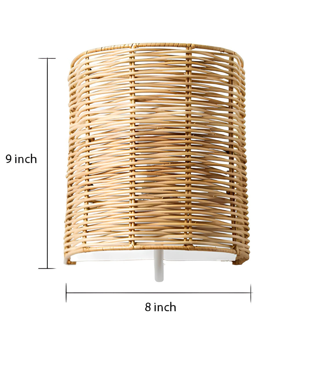 Bamboo Wall Sconce for Hallway | Rattan Wall Lamp - Mirai