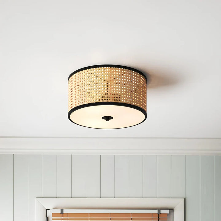Wicker Pendant Light for Living Room - Jevalon