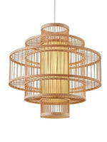 Bamboo Pendant Light for Living Room - Navya by Luxury Rattan Handicrafts 