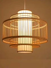 Bamboo Pendant Light for Living Room - Navya by Luxury Rattan Handicrafts 