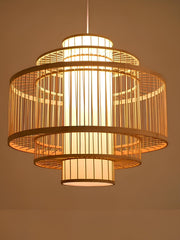 Wicker Pendant Light for Living Room - Nez