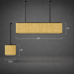 Bamboo Pendant Light for Living Room | Handmade Pendant Light - JEMMA by Luxury Rattan Handicrafts 