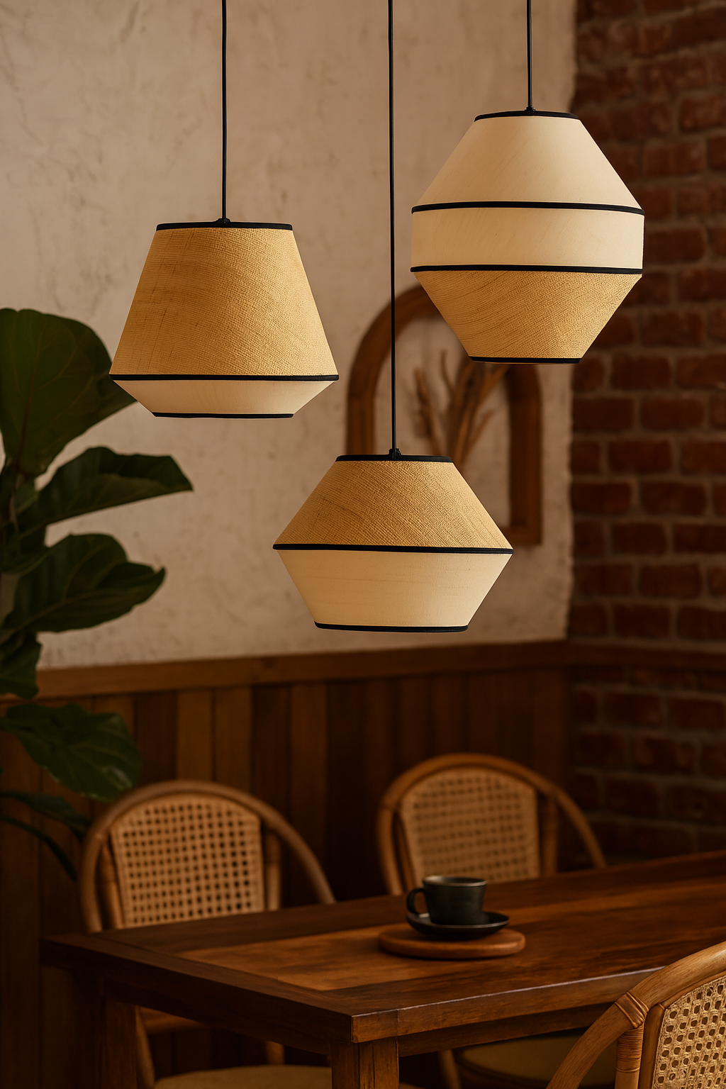 Japandi Hanging Light - Rift