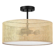 Wicker Pendant Light for Living Room - Saberiyas