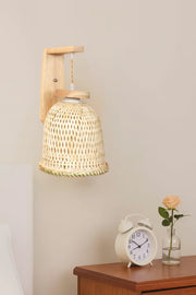 Cane Wall Lamp for Dining Room | Rattan Wall Light - Silley