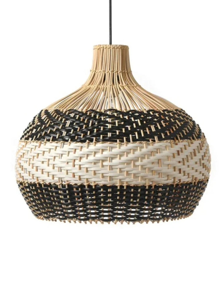 Bamboo Hanging Light for Bedroom | Cane Pendant Lamp - Orion