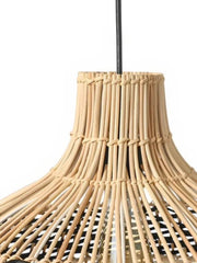 Bamboo Hanging Light for Bedroom | Cane Pendant Lamp - Orion