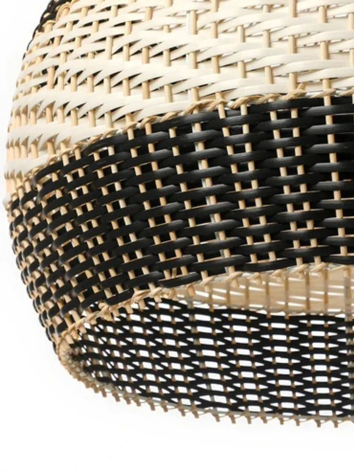 Bamboo Hanging Light for Bedroom | Cane Pendant Lamp - Orion