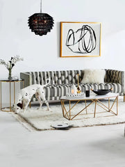 Bamboo Chandelier for Drawing Room | Cane Hanging Light - Beckett