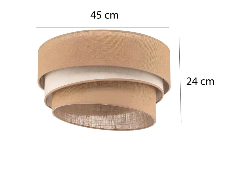 Jute Pendant Light for Living Room - Zander