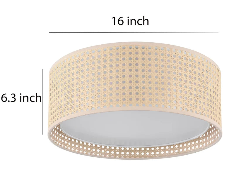Wicker Hanging Light for Staircase - Kilash