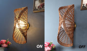 Wicker Wall Light for Living Room - Lilley