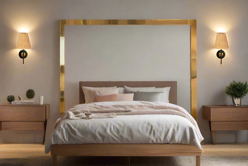 Cane Wall Sconce for Dining Room | Rattan Wall Light - Jareth