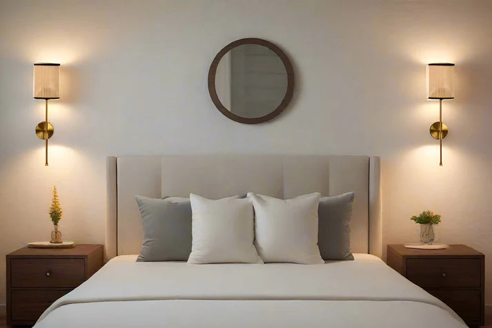 Rattan Wall Sconce for Hallway | Cane Wall Lamp - Rafferston