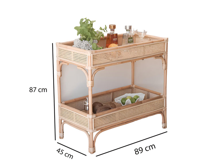 Rattan Bedside Table | Cane Side table | Bamboo table - Asmee - Luxury Rattan Handicrafts  Uncategorized (Image 7)