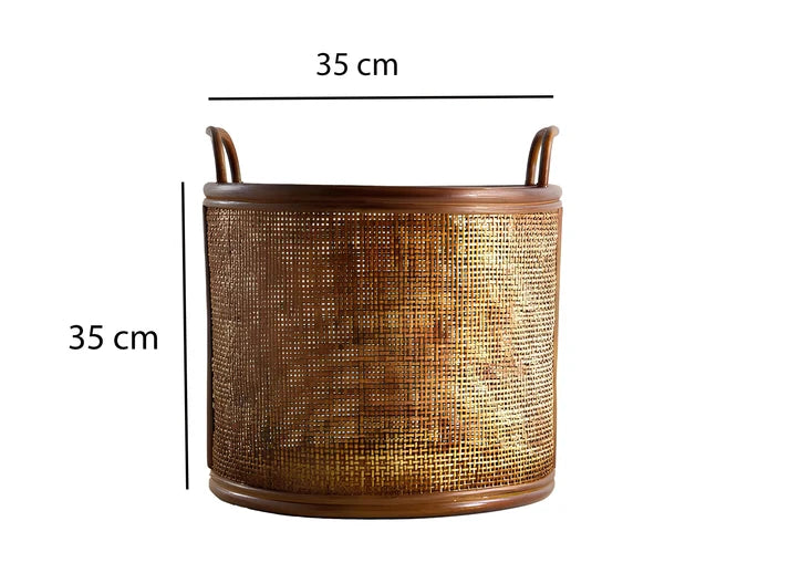 Rattan Laundry Basket for Bathroom - Osricson
