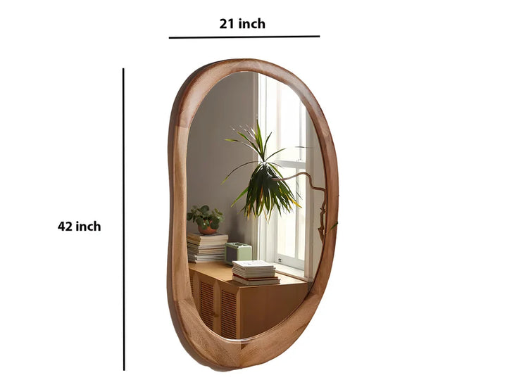 Bamboo Wall Mirror for Living Room - Vaughn