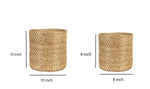 Rattan Planter | Cane Laundry Bin | Bamboo toy Storage - Mirai by Luxury Rattan Handicrafts 