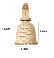 Cane Wall Lamp for Dining Room | Rattan Wall Light - Silley