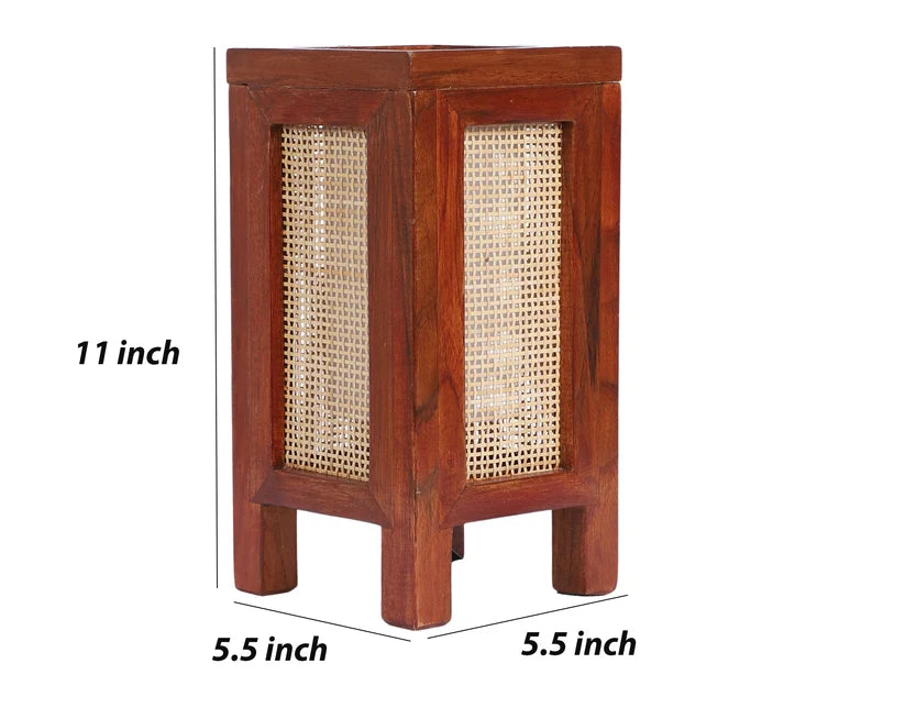Bamboo Table Lamp for Living Room | Handmade Table Lamp - Leif