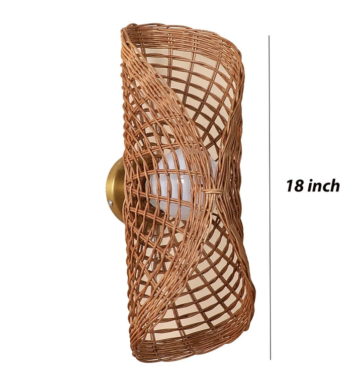 Wicker Wall Light for Living Room - Lilley
