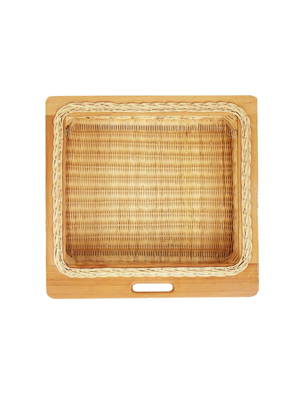 Wicker Basket for Kitchen | Onion Basket 22 x 16 x 8 - Sayali - Luxury Rattan Handicrafts 