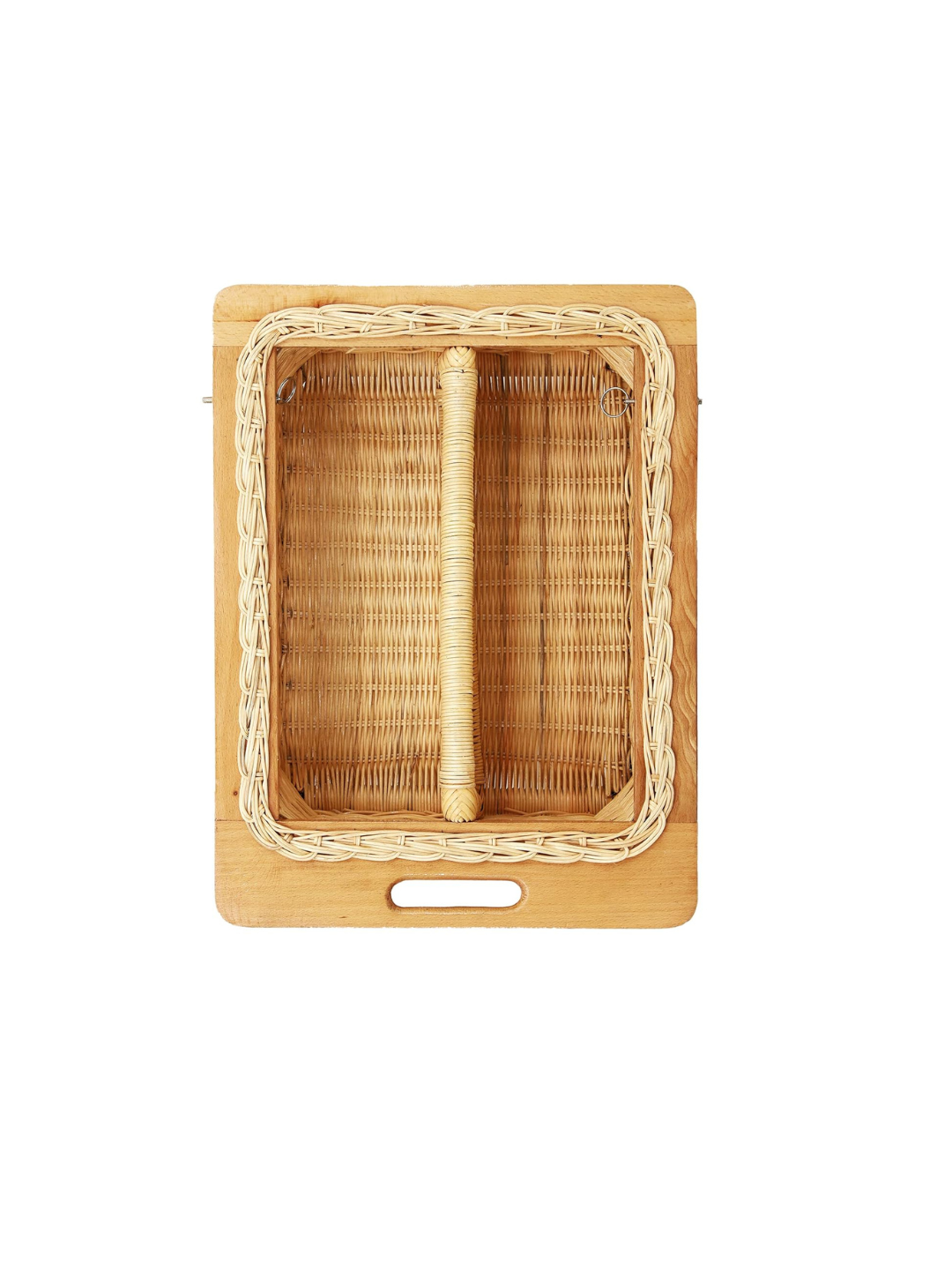 Wicker Basket for Modular Kitchen | Onion Basket 16 x 16 x 8 - Swadhi - Luxury Rattan Handicrafts 