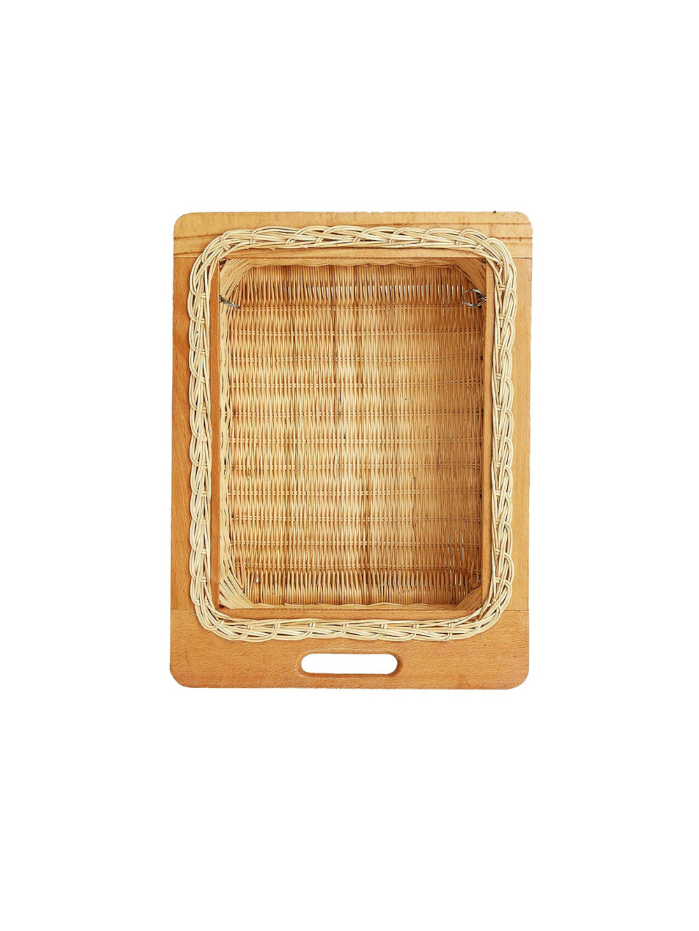 Wicker Basket for Modular Kitchen | Pull Out Basket 20 x 18 x 8 - Sarvani - Luxury Rattan Handicrafts 