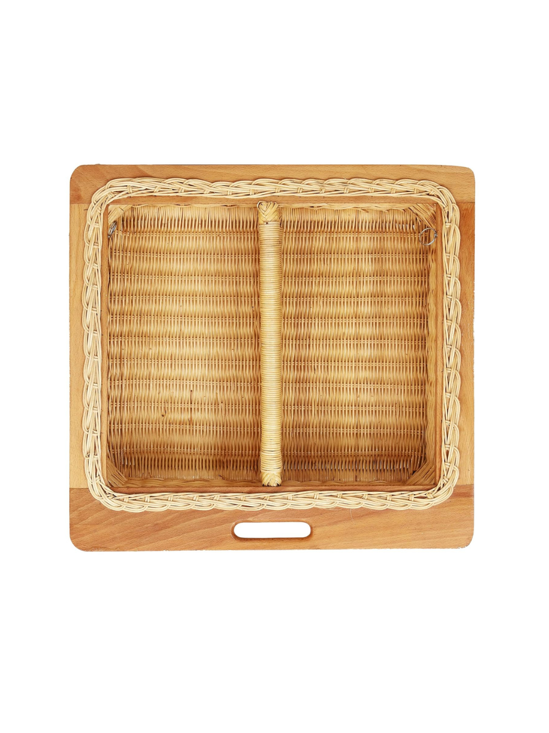 Wicker Basket for Kitchen | Onion Basket 22 x 16 x 8 - Sayali - Luxury Rattan Handicrafts 