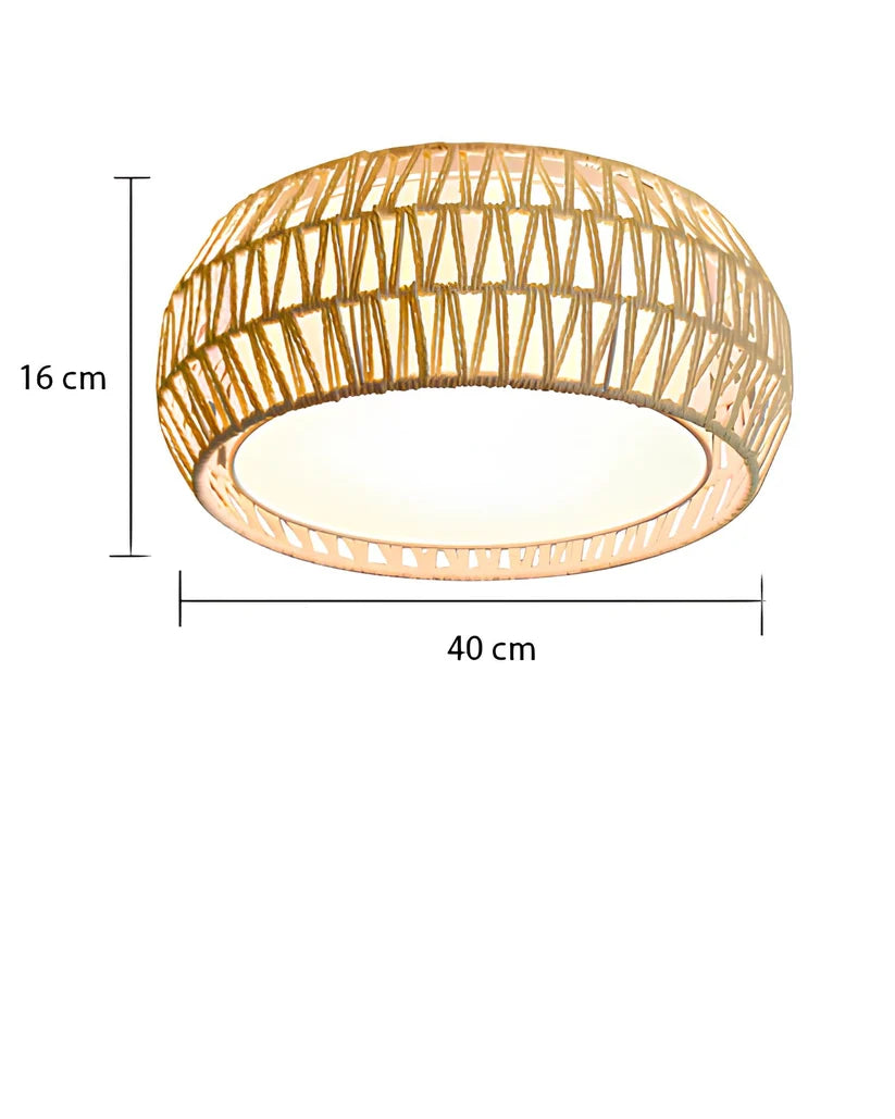 Jute Pendant Light for Living Room - Verona