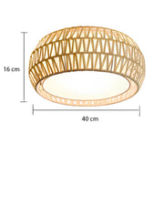 Jute Pendant Light for Living Room - Verona