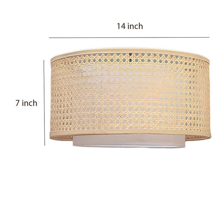 Bamboo Hanging Light for Kitchen | Rattan Pendant Lamp - Levon