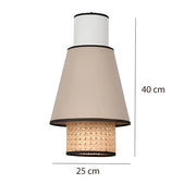 Rattan Hanging Light for Kitchen | Cane Pendant Lamp - Astara