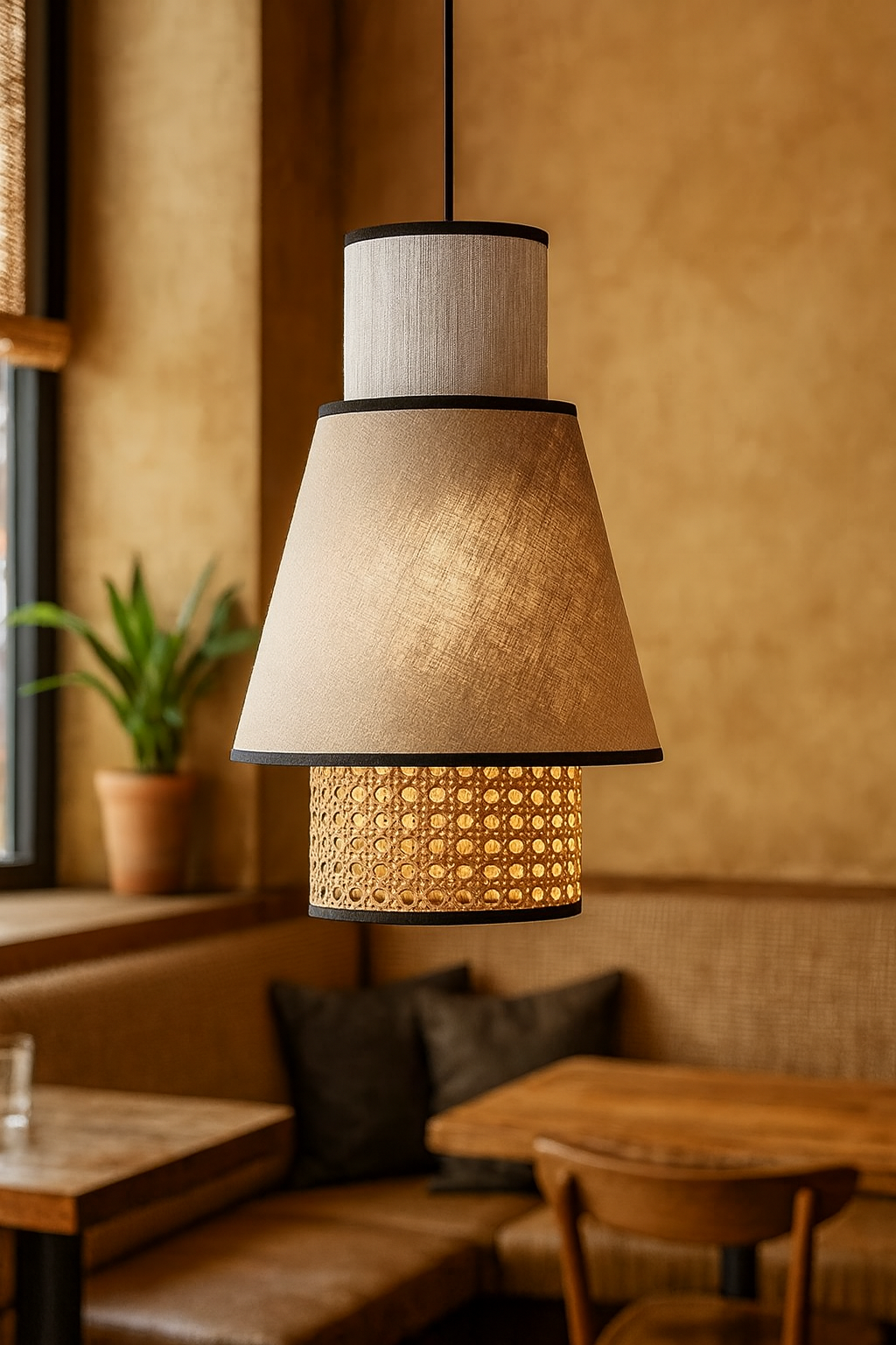 Rattan Pendant Light - Astara