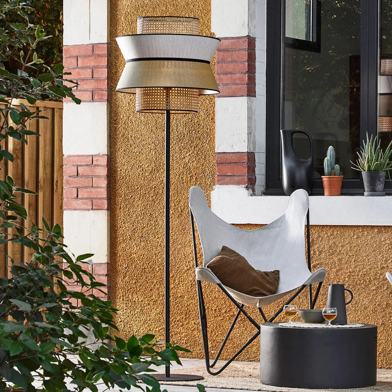 Bamboo Floor Lamp for Study Room | Modern Standing Lamp - Marek