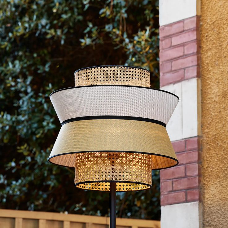 Bamboo Floor Lamp for Study Room | Modern Standing Lamp - Marek