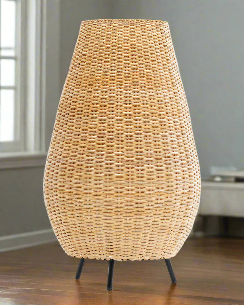 Bamboo Floor Lamp for Living Room | Japandi Standing Lamp - Raina