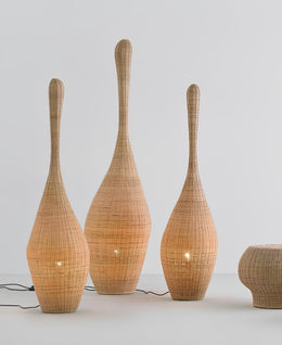 Bamboo Floor Lamp - Tanvi