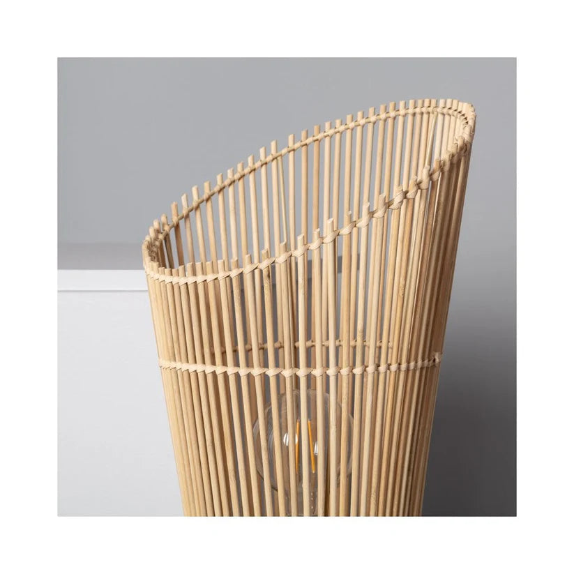 Bamboo Floor Lamp for Study Room | Modern Standing Lamp - Niven