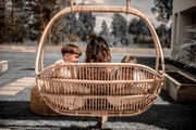 Bamboo Cane Swing Chair for Balcony & Terrace - Denver
