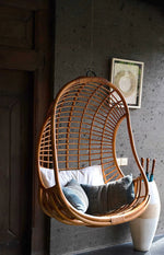 Bamboo Cane Swing Chair for Balcony & Living Room - Adah | Luxury Rattan Handicrafts 