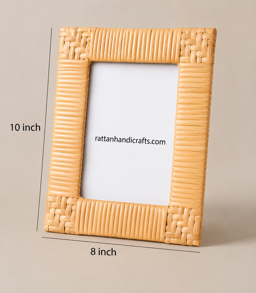 Rattan Photo Frame 4x6 Inch for Home - Warrickson